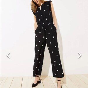 LOFT Polka Dot Jumpsuit